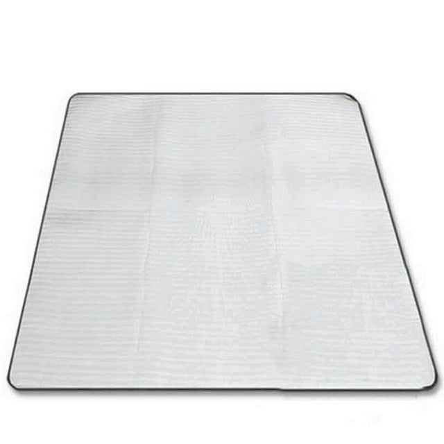 Multifunctional Ground Mat Sleeping Camping Tent Double Sided Aluminum Mattress with Storage Bag for , , 200x200cm