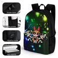 thumbnail image 3 of The Powerpuff Gi-rls Casual Daypack Laptop Bag with Pockets Lightweight Trendy Backpack Travel Backpacks, 3 of 8