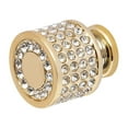 thumbnail image 3 of 4 Packs Gold Crystal Dresser Knobs Drawer Handle Pulls Cupboard Cabinet Handle Round, 3 of 5