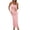 Pink—Clearance, variant on Fartey Womens Summer Bodycon Maxi Tube Dress Ribbed Strapless Side Slit Long Going Out Dresses Casual Elegant Solid Color Party Dresses White M