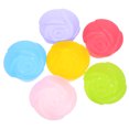 thumbnail image 4 of 12 moldes de silicona con forma de rosa para decorar pasteles, pudines, gelatina, chocolate, magdalenas, utensilios para hornear cupcakes hechos a mano (color aleatorio), 4 of 7