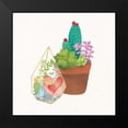 thumbnail image 2 of Wild Apple Portfolio 15x15 Black Modern Framed Museum Art Print Titled - Succulent Garden I, 2 of 5