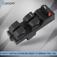 thumbnail image 2 of ECCPP Power Window Switch Door Lock Switch Front Driverâ€s Side Fits For 1996-2000 For Honda Civic CX EX HX LX Si 4 Door OE 83593-S04-9500, 2 of 6