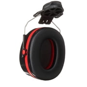3M H10P3E Peltor Optime 105 Helmet Attachable Safety Earmuff, Ear Protectors, Hearing Protection, NRR 27 dB Black