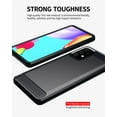 thumbnail image 3 of Cadorabo Case for Samsung Galaxy A72 5G / 4G Cover Screen Protection back case TPU Silicone Carbon, 3 of 6