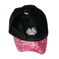 thumbnail image 2 of Disney Womens Black & Pink Tie Dye Minnie Mouse Baseball Cap Hat, 2 of 2