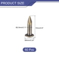 thumbnail image 2 of Uxcell 60 Pack Small Tiny Nails 2.8x15mm(DxL) Tiny Brass Nails Hardware Nails Small Nail, Bronze Tone, 2 of 5