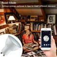 thumbnail image 4 of WiFi Smart Light Bulb LED 5W 90-265V 2800K-6200K + RGB GU10 Dimmable Light Mobile App Remote Control Compatible with Alexa and Google Home Voice Control, 2-Pack, 4 of 8
