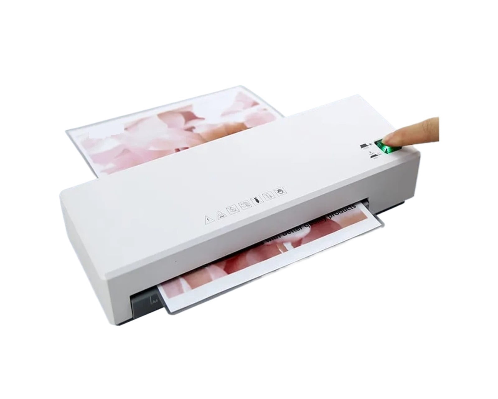 Laminator Machine,Laminator Office Hot And Cold Fast Warm-Up Roll Laminator Machine For A4 Paper Document Photo ,Easy Operation