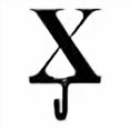 thumbnail image 3 of Village Wrought Iron WH-X-S Crochet Mural Lettre X Petit, 3 of 3