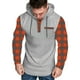 thumbnail image 1 of Sudadera con capucha para hombre, informal, de moda, de manga larga, lisa, con capucha, blusa de poliéster., 1 of 6