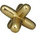 thumbnail image 6 of 10" x 8" Gold Aluminum Jack Abstract Sculpture, by DecMode, 6 of 7