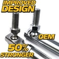 thumbnail image 3 of HD Switch Adjustable Improved LH/RH Steering Drag Link Set fits 532194740 & 532194741 for Husqvarna Craftsman Murray Dixon Jonsered Poulan Pro AYP EHP WeedEater 194740 194741 (Dust Caps Included), 3 of 7