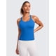 thumbnail image 2 of Musculosa CRZ YOGA Sin Costuras con Ribs y Relleno Azul XL, 2 of 3