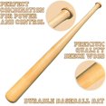 Genuine Solid Beech Wood Baseball Bat 27 Inch 23 Oz Tball Bat