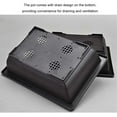 thumbnail image 2 of kurtrusly Nursery Pot Planting Containers Accessories Plastic Plants Container Plant Pots Gardening Accessory with Drain Design Type 1 1Set, 2 of 6