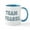 White/Blue Inside, variant on CafePress - Team Weasel Mug - 11 oz Ceramic Mug - Novelty Coffee Tea Cup