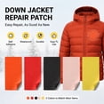 thumbnail image 6 of 2Pcs Iron Patches, Fabric Repair, Iron on Patches for Jeans, Shirts, Clothes, Pants, 8X4In (Black2), 6 of 8