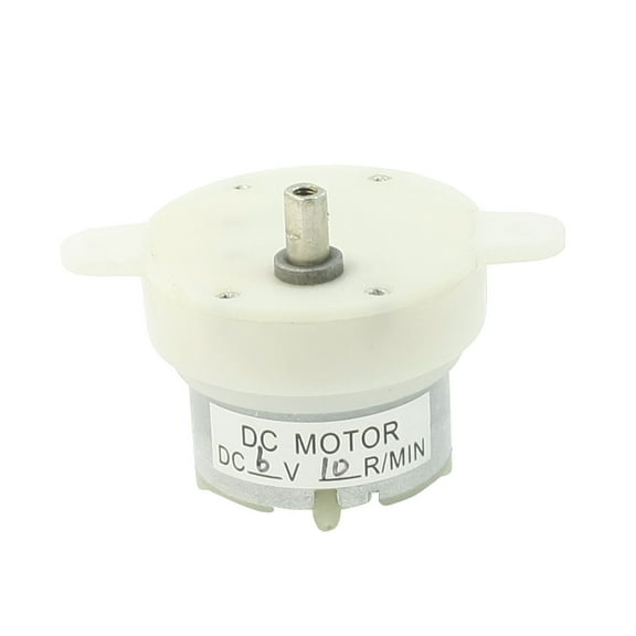 10RPM Output Rotary Speed Cylinder Shape  Gear Box Motor DC6V