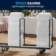thumbnail image 3 of 8 Pk. HERCULES Series 650 lb. Capacity White Plastic Fan Back Folding Chair, 3 of 9