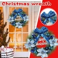 thumbnail image 2 of Christmas Wreath Indoor/Outdoor, Front Door/Wall Decor, Classic Colors, Festive, Gift for Holiday Parties, 2 of 6