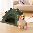 thumbnail image 4 of Eespoir Foldable Portable Cat Tent, Waterproof Cute Dog House, Lightweight & Breathable Shelter for Puppies & Small Animals, Removable and Washable, (13.8"×13.8"), 4 of 4