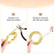 thumbnail image 5 of Uxcell 2-Pack Alambre de Aluminio Plano, 5mm de Ancho x 16.4ft/5m Alambre de Artesanía Anodizado Flexible para Fabricación de Joyas/Manualidades de Esculpido de Bezel/Suministros de Arte [Tono Dorado], 5 of 6