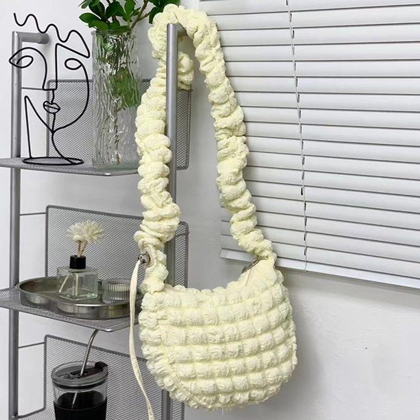 Bolsos acolchados para mujer bolso de hombro suave informal para ir de compras viajar FLhrweasw Nuevo