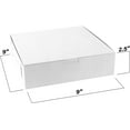 thumbnail image 6 of MT Products White Cookie Box - 9" x 9" x 2.5" Bakery Boxes - Pack of 15, 6 of 7