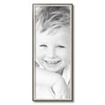 thumbnail image 2 of ArtToFrames 11x28" Silver with Stained Grey Picture Frame, Silver Wood Poster Frame, with Regular Acrylic and 2 (FBPL-4767), 2 of 7