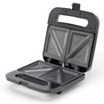 thumbnail image 4 of Electric Non-Stick Panini Press Grill and Sandwich Maker with Locking Latch, 750W, 4 of 7