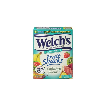 Welch's, Fruit Snacks Island Fruits, 8 Ounce (Pack of 18)