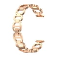 thumbnail image 4 of Hoibon Compatible for Luxe / Special Edition Bands Women Girls Metal Replacement Chain Bracelet Wristband Strap Classy Dressy for Luxe Special Edition Fitness Wellness Tracker Accessories - Rose Gold, 4 of 6