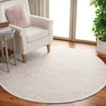 thumbnail image 2 of SAFAVIEH Ebony Aaron Floral Area Rug, Pink/Ivory, 6' x 6' Round, 2 of 8