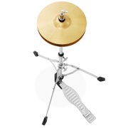 Gammon Percussion 5pc Kids Drum Set, Junior Beginner Kit with Stool & Stands - Purple