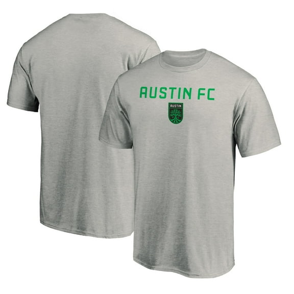 Men's Heather Gray Austin FC Heart and Soul T-Shirt