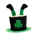thumbnail image 3 of yotijay ST Patrick's Day Hat Men Women Decor Headwear Green Top Hat for Holiday Carnival, 3 of 9