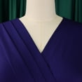 thumbnail image 6 of AURA Women’s Pencil Midi Dress V Neck Short Sleeve Solid Color With Belt S XXXL, 6 of 7