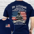 thumbnail image 5 of FLAGWIX US Veteran I Would Put The Uniform Back On If America Needed Me T-Shirt TQN4167TS - Father's Day, Christmas Gifts For Men, Husband Gifts, 5 of 6