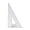 Topaz, variant on Pacific Arc Drafting Triangle, 4-inch, 30/60/90 Degrees, Clear Acrylic