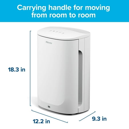 Filtrete - 150 Sq. Ft. True HEPA Air Purifier - White