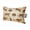 Brown, variant on Leopard Outdoor Pillows for Chaise Lounge Chair Waterproof Lumbar Pillows with Insert&Adjustable Elastic Strap Beach Headrest Pillow Vintage Primitive Animals Orange Plaid Pool Pillow 11"x16"