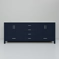 thumbnail image 4 of Jacques 72 in. W x 22 in. D Navy Blue Double Bath Vanity and Cultured Marble Top, 4 of 8