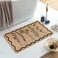 thumbnail image 7 of Absorbent Non Slip Bathroom Rug 16x24 Inch, Stain Resistant Clean Floor Mat, Indoor Doormat for Entryway Hallway Home Decor, Crystal Velvet Water Absorbent Mat with Anti Slip Backing, 7 of 7