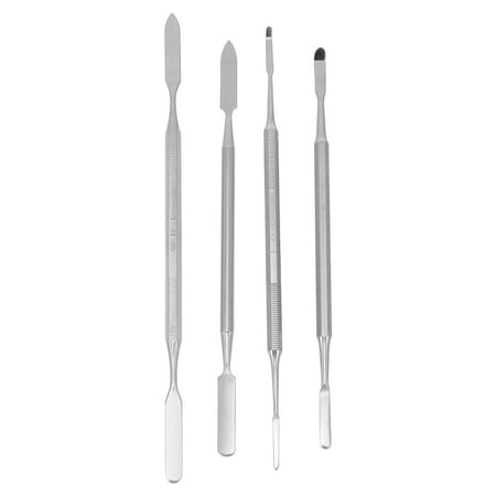

4Pcs Stainless Steel Spatulas Cosmetic Manicure Stirring Rods (Assorted Color)