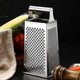 thumbnail image 4 of Robust Stainless Steel Cheese Grater, Square Grater, 4 of 5