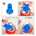 thumbnail image 6 of Yoziaaoa 24 Pcs Manual Easy Can Opener, Colorful Soda Beer Can Opener & Beverage Can Cover Protector, Premium Plastic Shields Can Openers for Pop, Coke, Beer, Soda, Drink Aluminum Beverage, 6 of 6