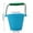 Blue, variant on Oioii Baby foldable multifunctional water bucket, portable soft design, ideal for beach, bathing, outdoor play and water storage, safe lightweight and easy to carry for kids summer activities,Purple