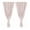 Pink*311, variant on Ohmyroo No Drill Self Adhesive Double Layer Curtains, Ruffled Lace Sheer Overlay Window Drapes, Hook and Loop Light Blocking Panels for Bedroom Living Room