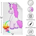 thumbnail image 5 of Bizarre Unicorn Pissing Rainbow Dish Towels Set of 6, Funny Washable Tea Towels Dishcloths Lint-Free 18x28 Inch Fast Drying for Kitchen Restaurant Bar Clean, 5 of 7